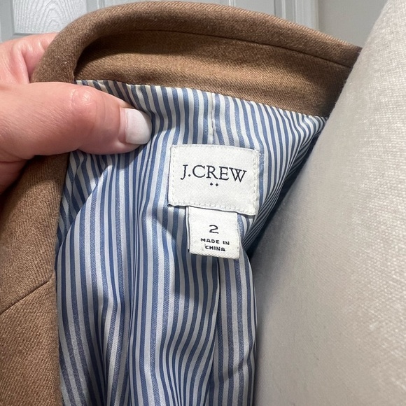 Women’s J.Crew Camel Blazer — Size 2 — Gold Buttons | Perfect Exterior ✨ - Picture 17 of 17